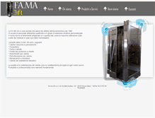 Tablet Screenshot of famalift.it